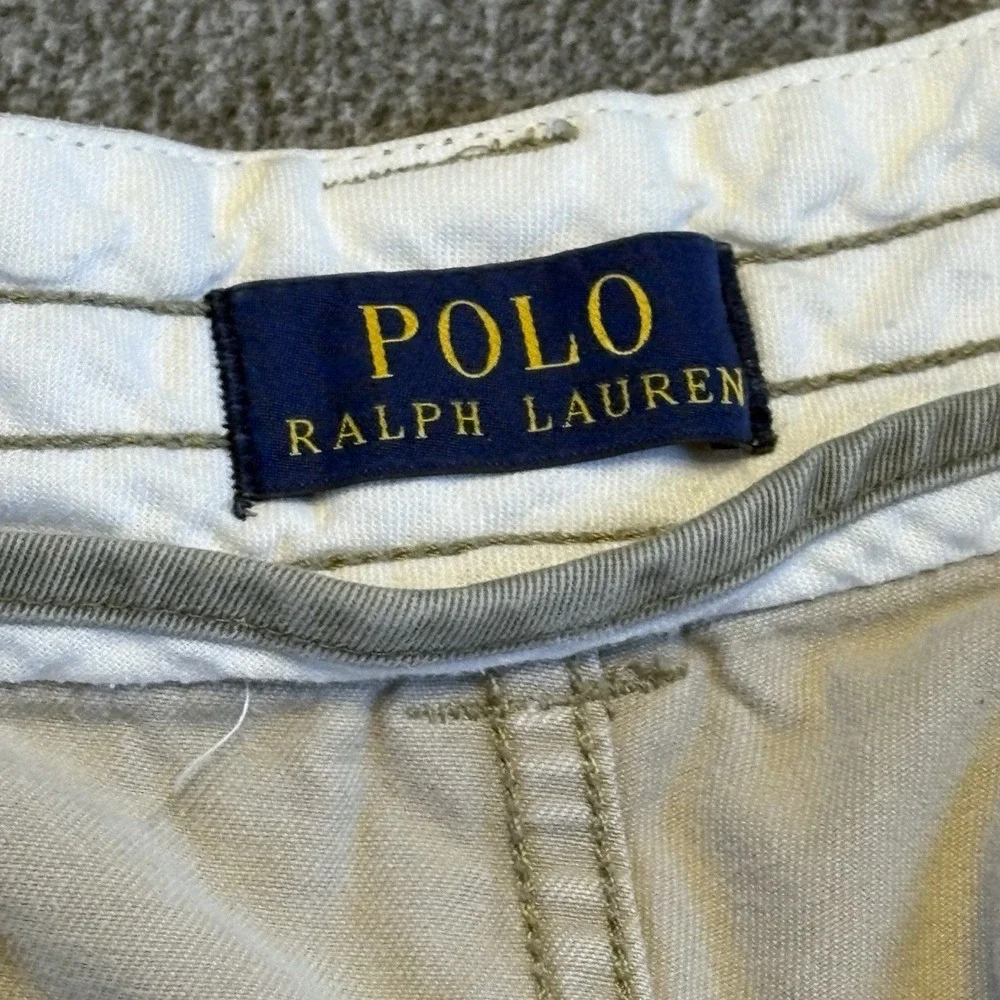 Polo Ralph Lauren Cargo Shorts Men's 36 Baggy Y2K Military Distressed Baggy